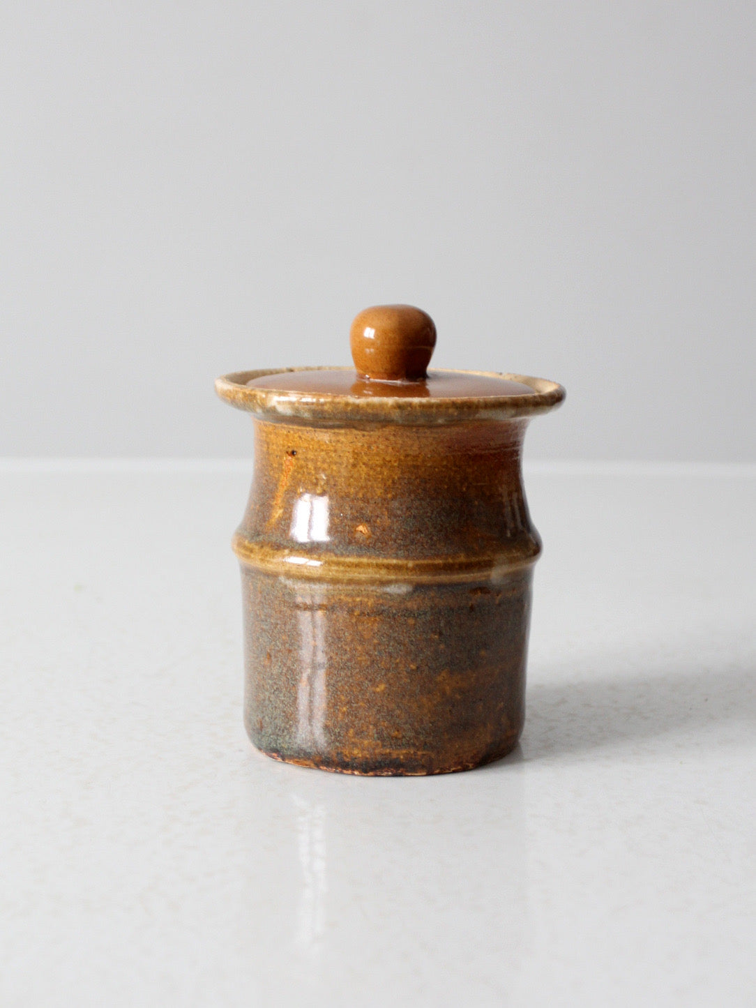 vintage studio pottery jar
