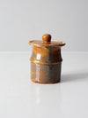 vintage studio pottery jar