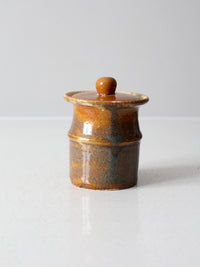 vintage studio pottery jar