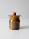 vintage studio pottery jar