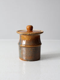 vintage studio pottery jar