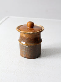 vintage studio pottery jar