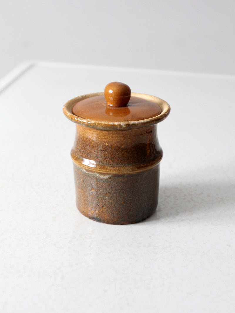 vintage studio pottery jar