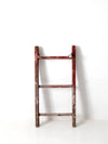 vintage 3 rung red picking ladder