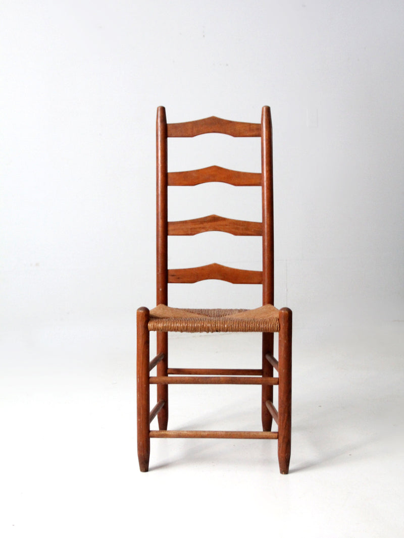 vintage ladder back chair