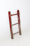 vintage 3 rung red picking ladder