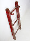vintage 3 rung red picking ladder