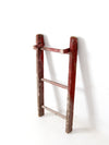 vintage 3 rung red picking ladder