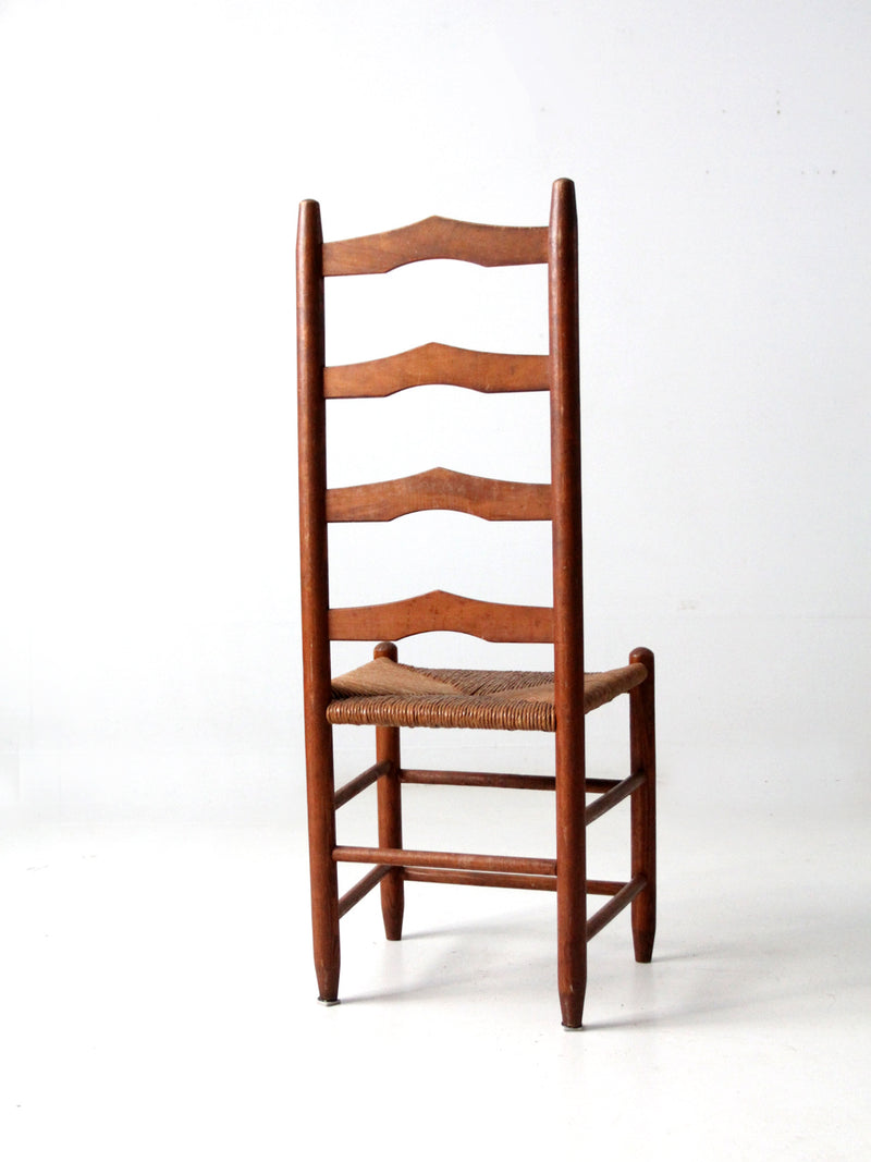 vintage ladder back chair