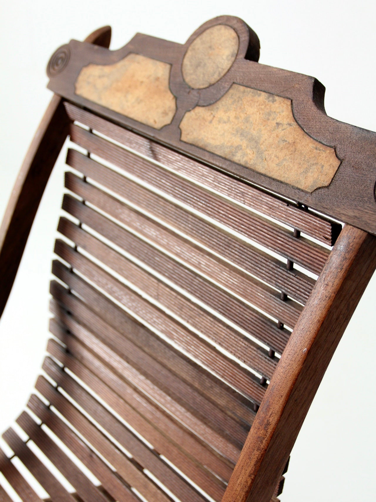 antique Victorian Eastlake adjustable rocking chair