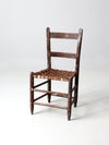 antique spilt weave chair