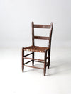 antique spilt weave chair