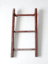 vintage 3 rung red picking ladder