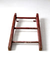 vintage 3 rung red picking ladder