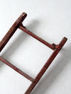 vintage 3 rung red picking ladder