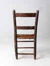 antique spilt weave chair