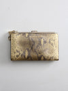 Michael Kors python embossed leather wallet