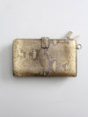 Michael Kors python embossed leather wallet
