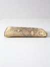 Michael Kors python embossed leather wallet