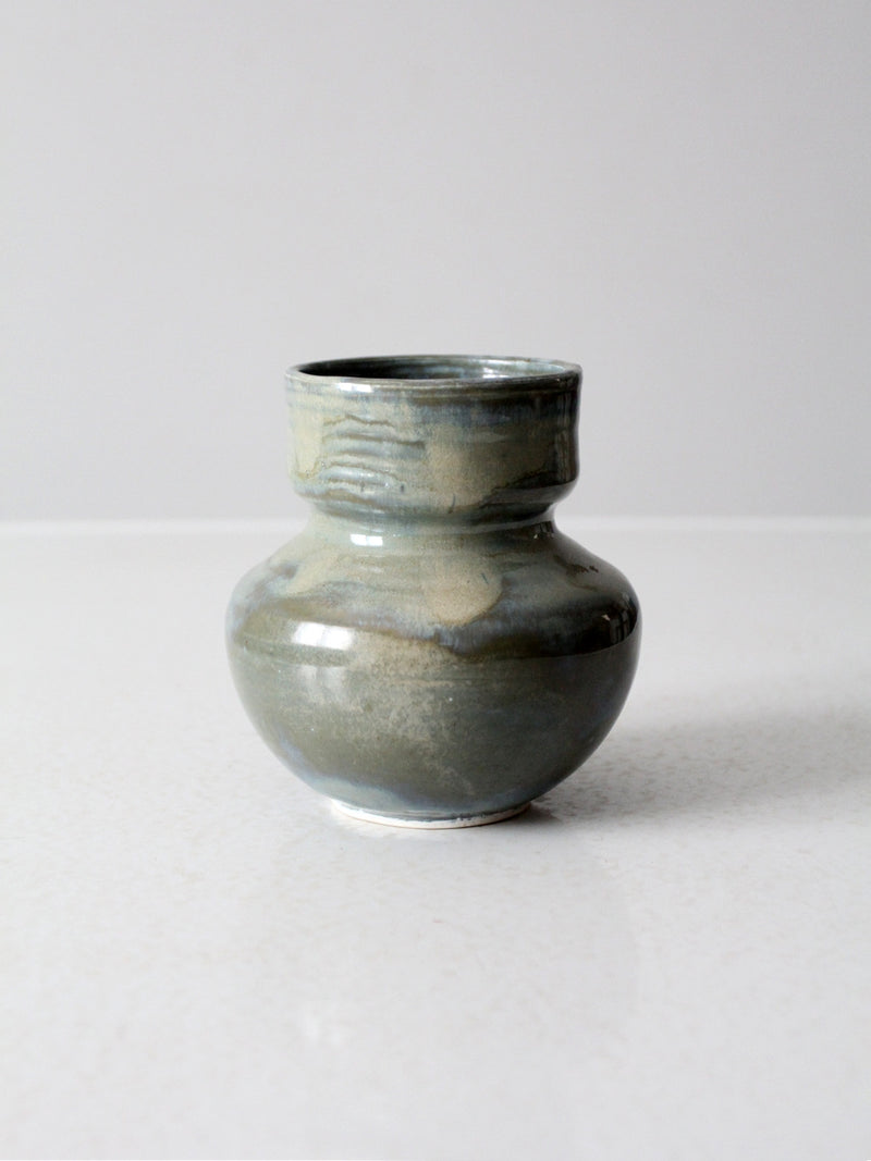 vintage studio pottery vase