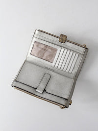 Michael Kors python embossed leather wallet