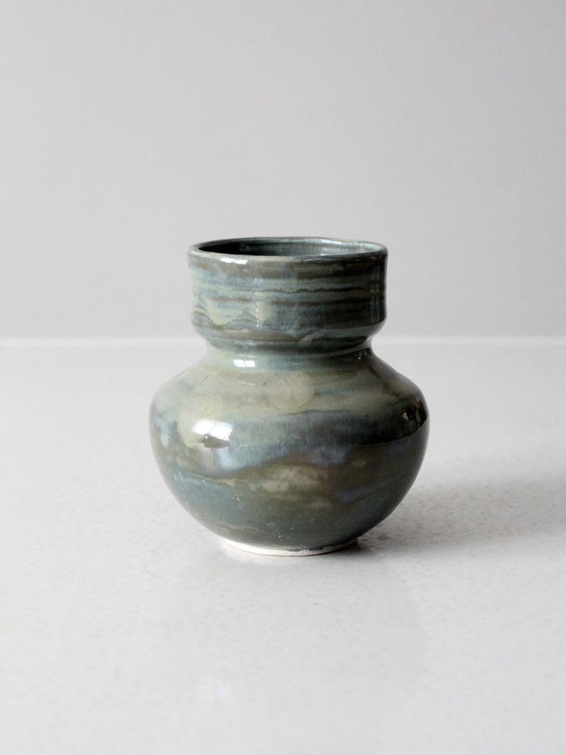 vintage studio pottery vase
