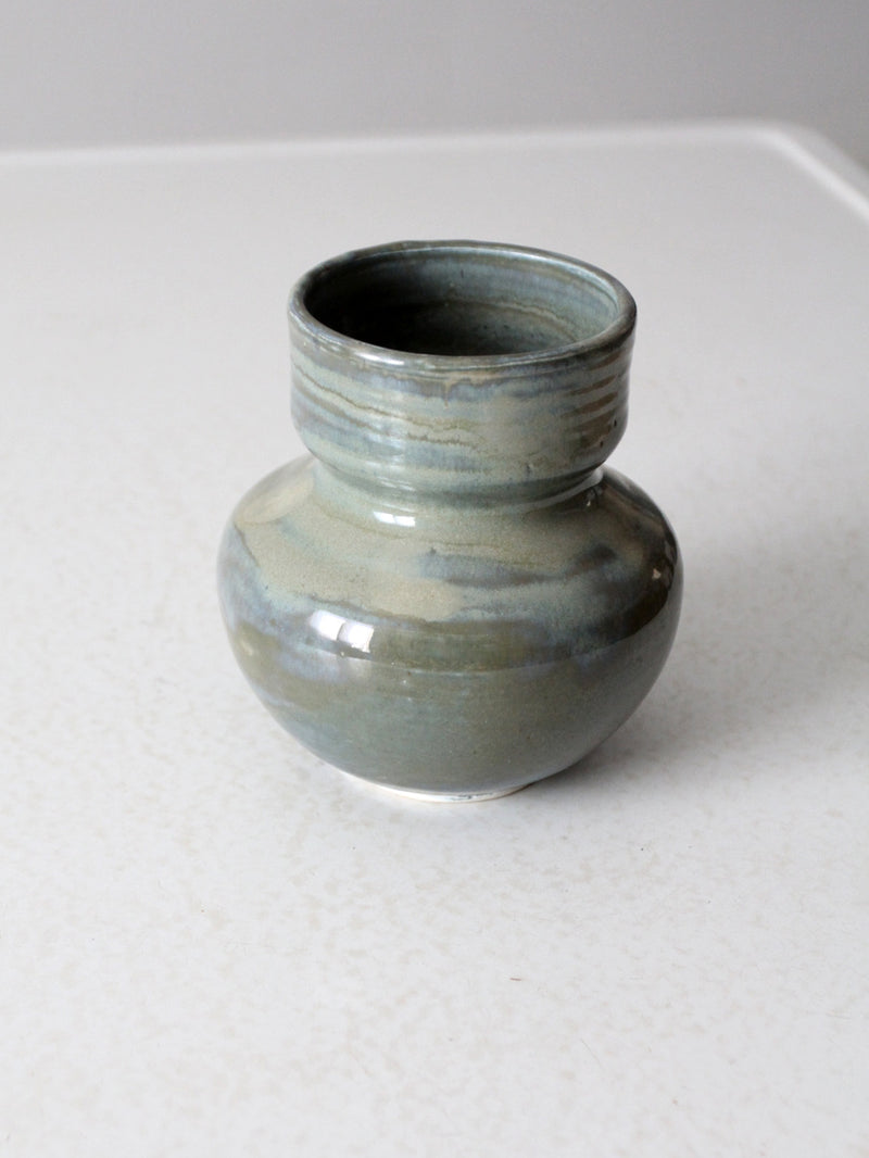 vintage studio pottery vase