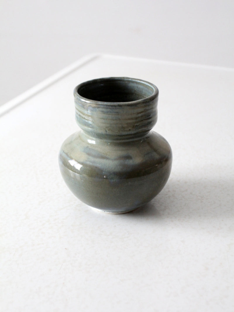 vintage studio pottery vase