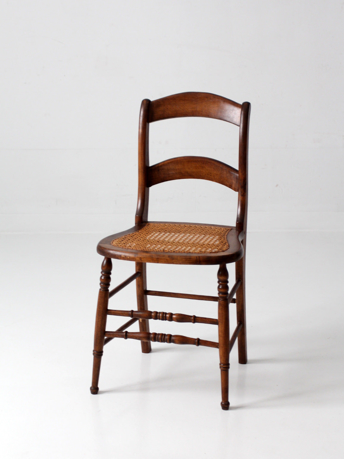 antique Victorian cottage cane seat chair