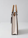 Coach pebble leather mini tote bag
