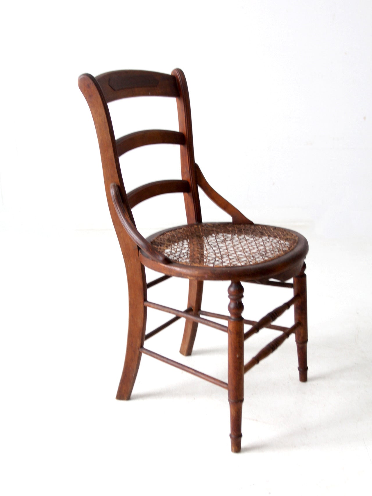 antique Victorian cane seat chair – 86 Vintage