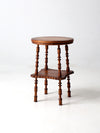 antique folk art spool table