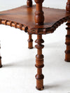 antique folk art spool table