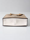 Coach pebble leather mini tote bag