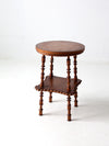 antique folk art spool table