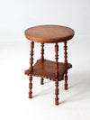 antique folk art spool table