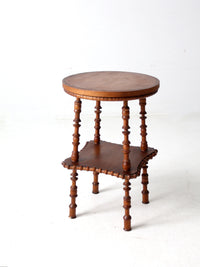 antique folk art spool table