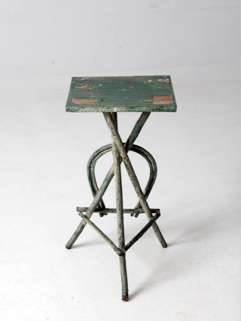 antique Adriondack twig table