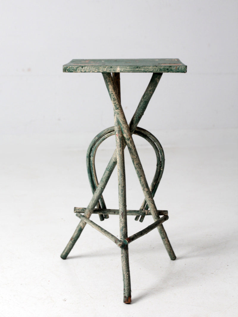 antique Adriondack twig table