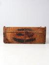 antique Reading Hardware Co wood crate