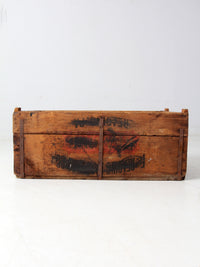 antique Reading Hardware Co wood crate