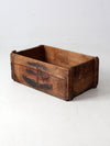 antique Reading Hardware Co wood crate