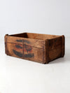 antique Reading Hardware Co wood crate