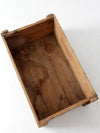 antique Reading Hardware Co wood crate
