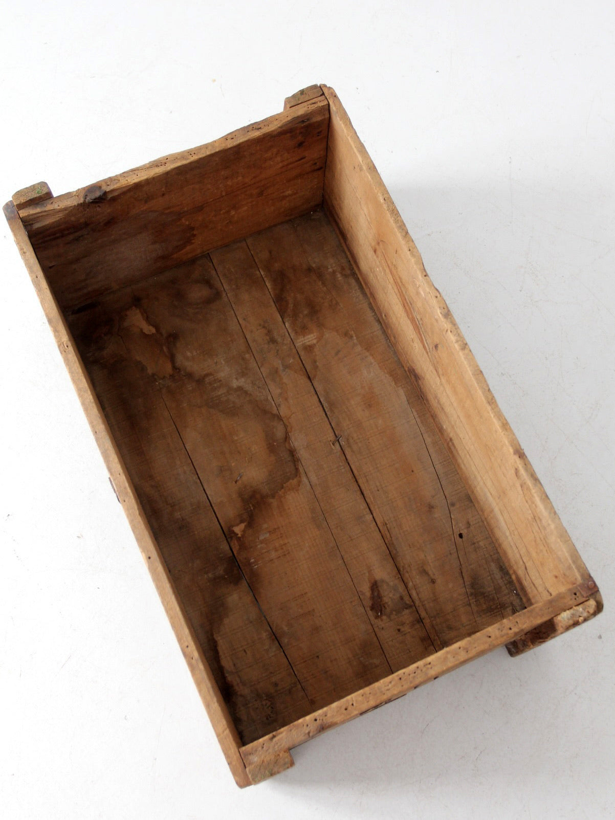 antique Reading Hardware Co wood crate