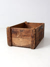 antique Reading Hardware Co wood crate