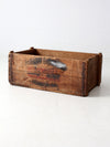 antique Reading Hardware Co wood crate