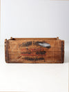 antique Reading Hardware Co wood crate