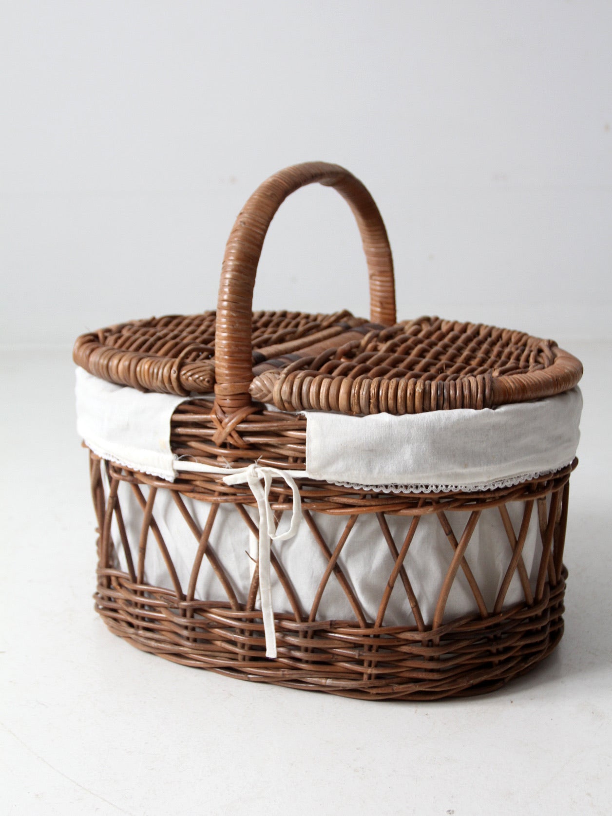vintage wicker picnic basket – 86 Vintage