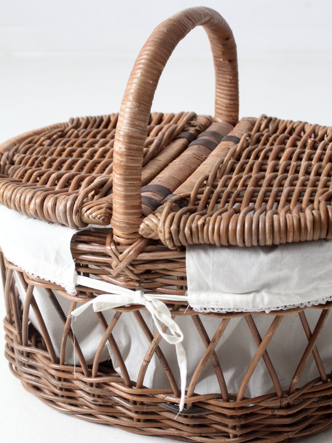 vintage wicker picnic basket – 86 Vintage